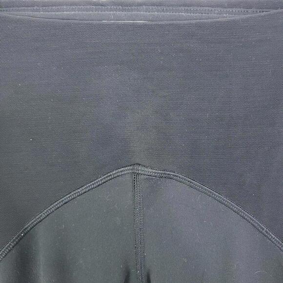 North Face Pants WOmens Small Leggings Flash Dry Mesh Cutouts Cropped Running - Picture 4 of 13